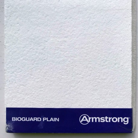 Armstrong Bioguard Plain Suspended Ceiling Tile 600x600mm Tegular Edge